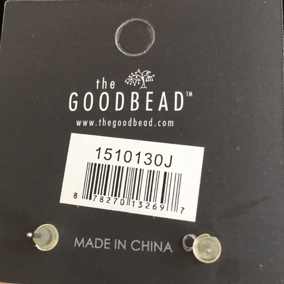 Coco Carmen Drop Earrings Silver w/ Blue Crystal - Picture 6 of 8